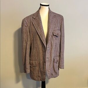 70’s Vintage Men’s Textured Safari Blazer